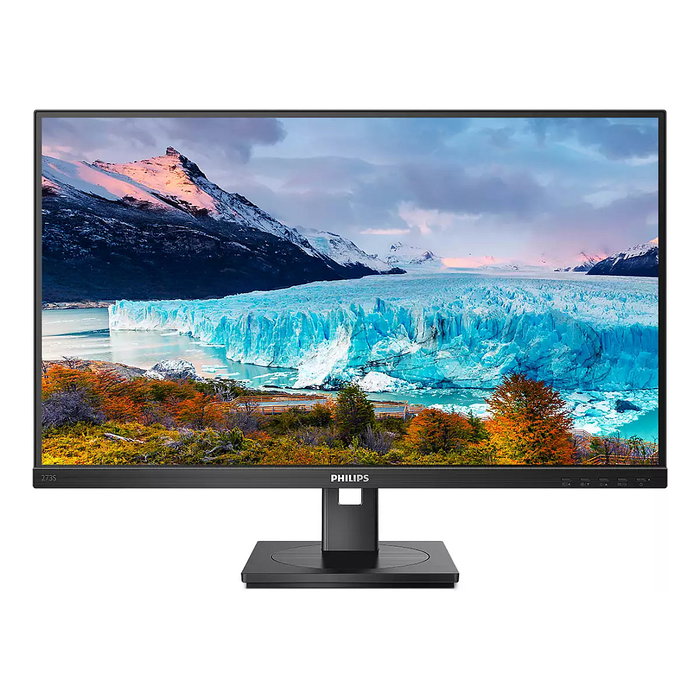 Philips 273S1/00 Monitor de 27 Pulgadas Full HD IPS 75 Hz, con USB-C (65W), HDMI, DisplayPort, Flicker-Free y LowBlue, Negro