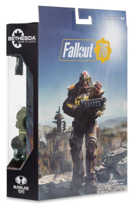 McFarlane Toys Fallout 76 Gaming Edition Figura T-45 Military Armor (Red Platinum Edition) 20 cm