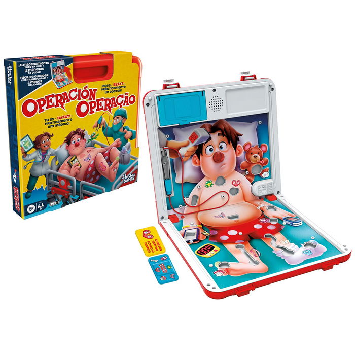 Hasbro Gaming Operación G0951 Juego de Mesa - Español, Portugués +6 años Hasbro Gaming Operación G0951 Juego de Mesa - Español, Portugués +6 años