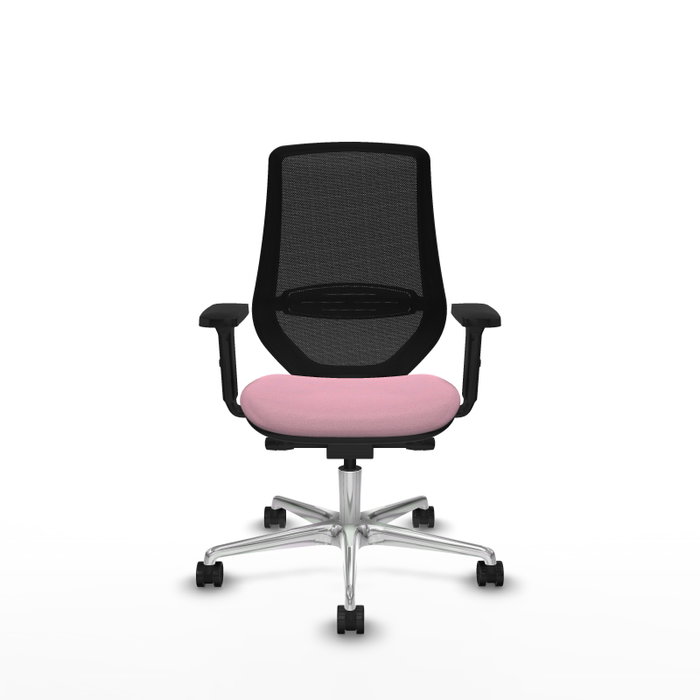 PIQUERAS Y CRESPO Silla de oficina Mardos Rosa y Negro