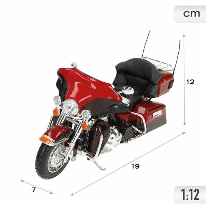Color Baby Moto Metal Maisto Harley Davidson Electra Glide escala 1:12