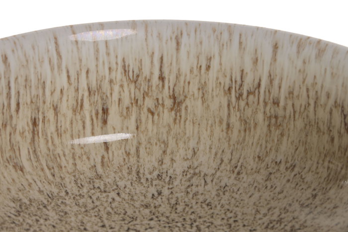 DKD Home Decor Cuencos de Gres Esmaltado Beige HORECA BROWN (6 piezas)