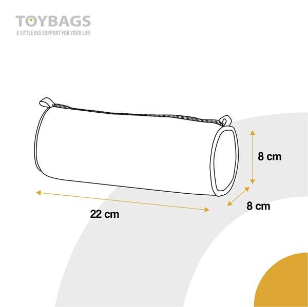 Toybags Portatodo Redondo Minecraft Pica Pica. 8 x 22 x 8 cm