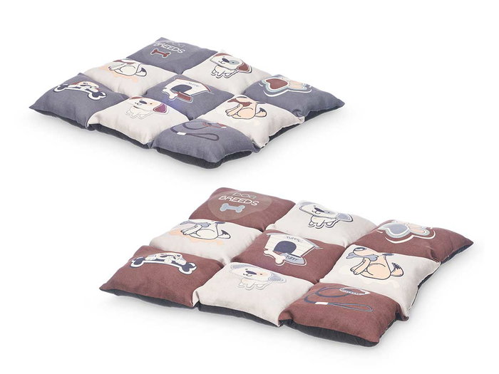 Mascow Cuna para Mascota Rectangular, Animales Surtidos, Color Estampado, 55x45 cm (Set de 8) Mascow Cuna para Mascota Rectangular, Animales Surtidos, Color Estampado, 55x45 cm (Set de 8)