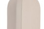 DKD Home Decor Jarrón de Gres Blanco Rugoso 13x13x28 cm