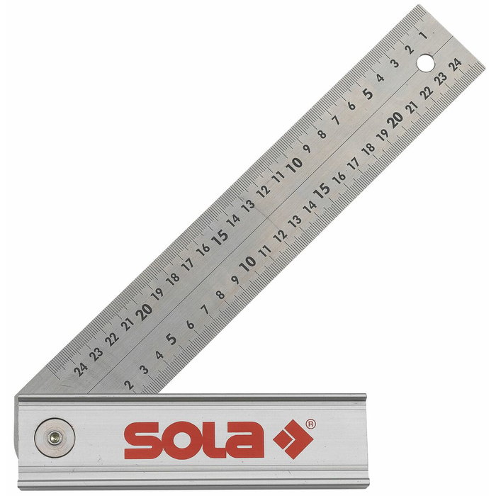 Escuadra SOLA 25 x 17 cm Acero Inoxidable Aluminio