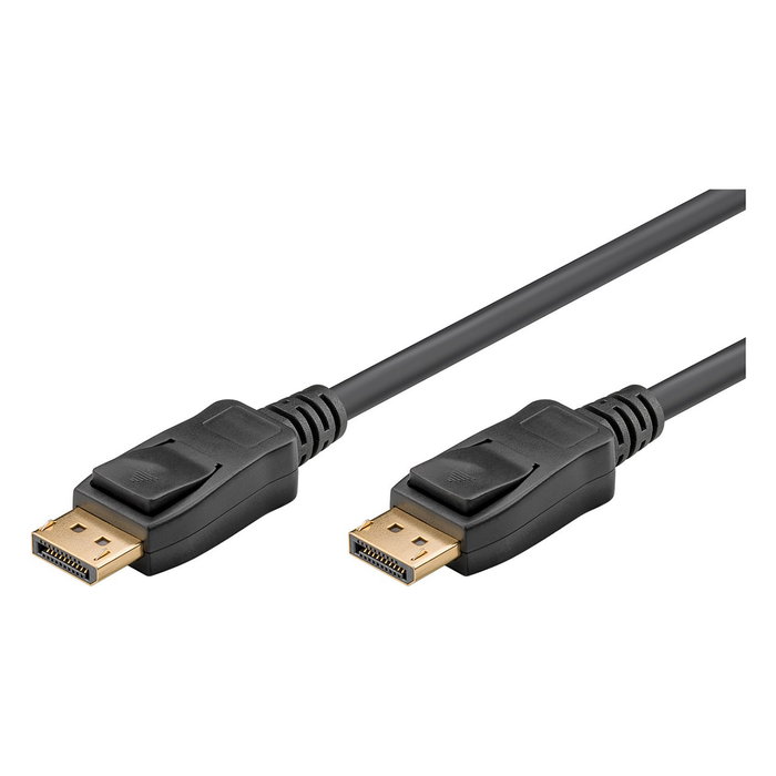 Goobay Essential Cable DisplayPort a DisplayPort 8K/144Hz 1m 54 Gbit/s (negro)</html> Goobay Essential Cable DisplayPort a DisplayPort 8K/144Hz 1m 54 Gbit/s (negro)</html>