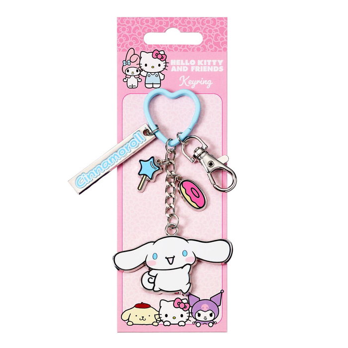 THE CARAT SHOP Llavero Hello Kitty con colgantes Cinnamoroll THE CARAT SHOP Llavero Hello Kitty con colgantes Cinnamoroll