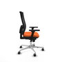 PIQUERAS Y CRESPO Silla de oficina Horna con mecanismo Sincro, Naranja y Negro