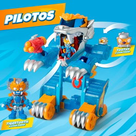 SUPERTHINGS Wild Tigerbot Kazoom Energy con Wild Kid y Wild SuperThing