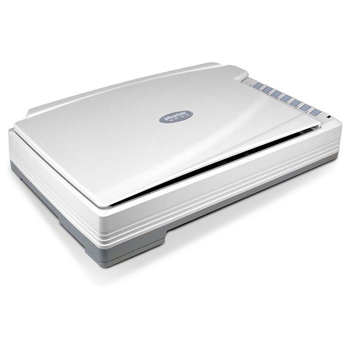 Plustek Escáner Plano A320E A3+ 800x800 DPI USB Blanco Color Compatible con Mac y Windows