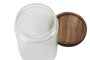 DKD Home Decor Bote de Cristal y Acacia 700ml