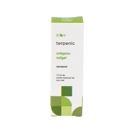 TERPENIC Aceite Esencial de Orégano Vulgar QT Carvacrol Alimentario 100% Puro - 10 ml
