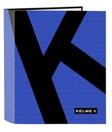 Carpeta de anillas Kelme Royal Azul Negro A4 27 x 33 x 6 cm
