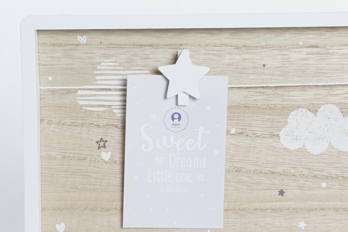 DKD Home Decor Marco de Fotos Oveja Natural y Blanco