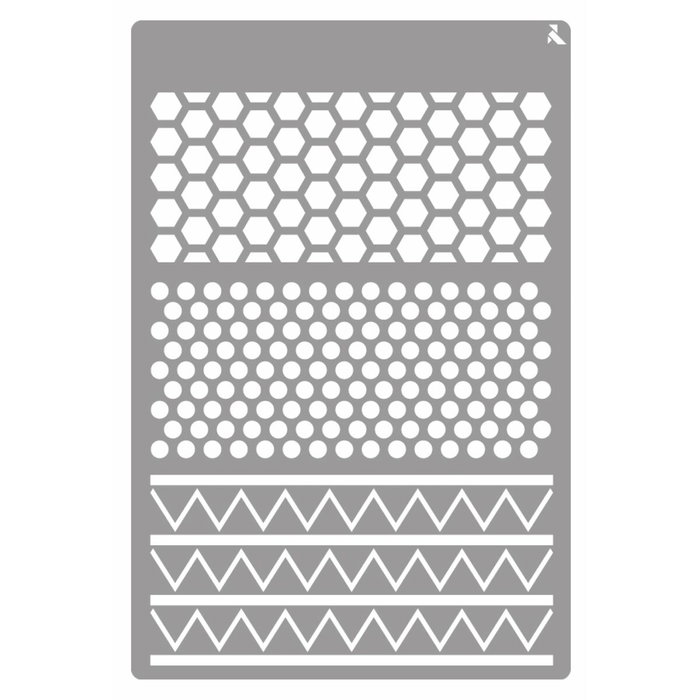 La Pajarita Stencil ST-14 Plantilla Decorativa Modelo Textures La Pajarita Stencil ST-14 Plantilla Decorativa Modelo Textures