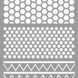 La Pajarita Stencil St-14 Plantilla Decorativa Modelo Textures