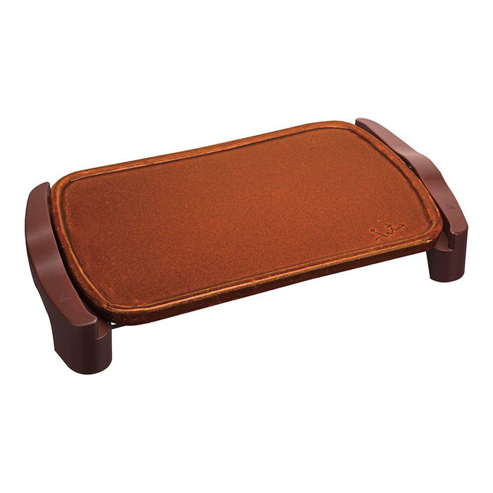 Jata Hogar Plancha de Asar Terracota 1600W 460x280mm con Termostato Regulable y Asas Frías Jata Hogar Plancha de Asar Terracota 1600W 460x280mm con Termostato Regulable y Asas Frías