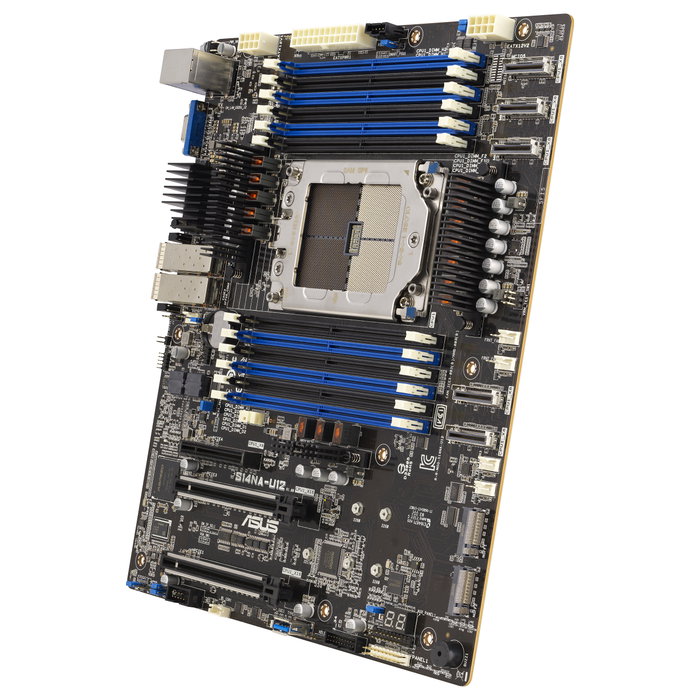 ASUS S14NA-U12/ASMB11 CEB Placa Base Servidor Socket SP6 para AMD EPYC 8004, DDR5-SDRAM hasta 1.15 TB, 25 Gigabit Ethernet, Factor de forma CEB ASUS S14NA-U12/ASMB11 CEB Placa Base Servidor Socket SP6 para AMD EPYC 8004, DDR5-SDRAM hasta 1.15 TB, 25 Gigabit Ethernet, Factor de forma CEB