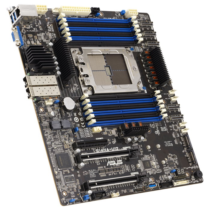 ASUS S14NA-U12/ASMB11 CEB Placa Base Servidor Socket SP6 para AMD EPYC 8004, DDR5-SDRAM hasta 1.15 TB, 25 Gigabit Ethernet, Factor de forma CEB ASUS S14NA-U12/ASMB11 CEB Placa Base Servidor Socket SP6 para AMD EPYC 8004, DDR5-SDRAM hasta 1.15 TB, 25 Gigabit Ethernet, Factor de forma CEB
