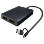 I-tec Adaptador de Vídeo Dual DisplayPort 4K/60 Hz USB-A/USB-C