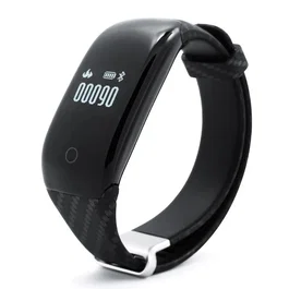 Storex Pulsera de Actividad SB-17 Negro con Monitor Cardíaco, Podómetro, OLED 1.68 cm, IP67 Impermeable, Bluetooth, Unisex
