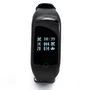 Storex Pulsera de Actividad SB-17 Negro con Monitor Cardíaco, Podómetro, OLED 1.68 cm, IP67 Impermeable, Bluetooth, Unisex