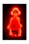Madcow Entertainment Lámpara de Neón LED Luffy One Piece 30cm Decoración Pared