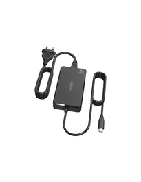 URBAN FACTORY Cargador Universal USB-C GaN 65W con Cable de 1,80 m - Negro