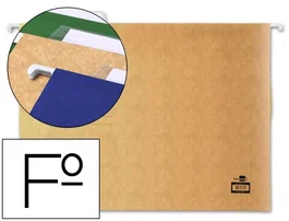 Liderpapel Carpeta colgante folio kraft