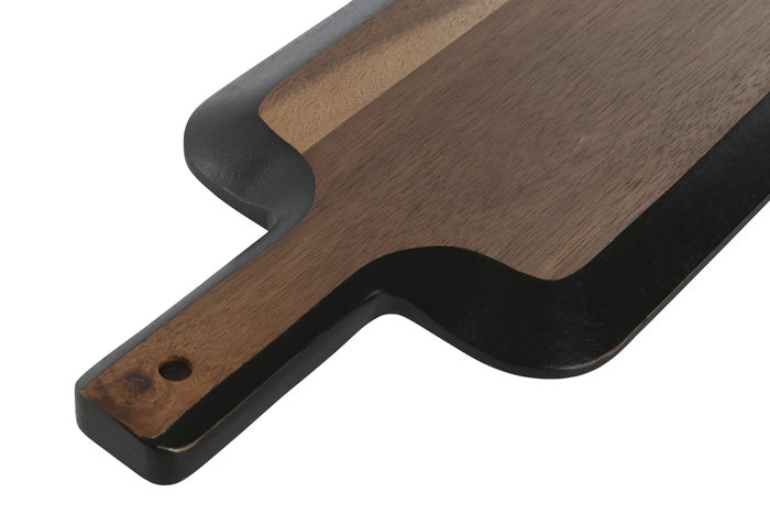 DKD Home Decor Tabla de Cortar Acacia 51x17x1,8 Pizarra Negro/Natural DKD Home Decor Tabla de Cortar Acacia 51x17x1,8 Pizarra Negro/Natural