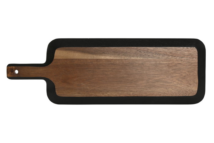 DKD Home Decor Tabla de Cortar Acacia 51x17x1,8 Pizarra Negro/Natural DKD Home Decor Tabla de Cortar Acacia 51x17x1,8 Pizarra Negro/Natural