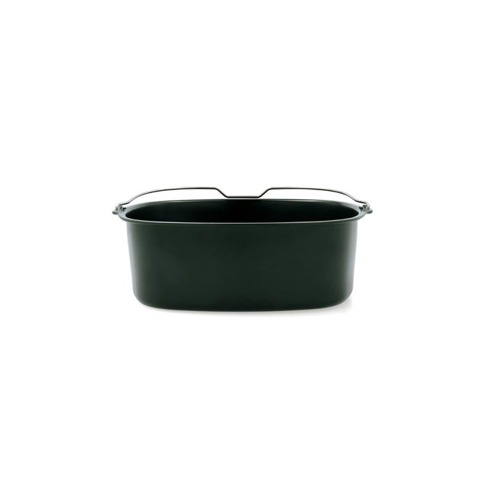 Quid Molde Cuadrado Terrae 20x20x7,6 cm (12 Unidades) Verde en Acero Carbono