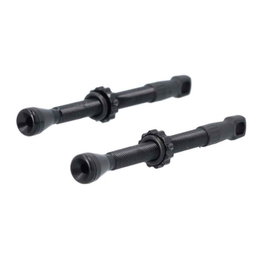 XLC PU-X17 Juego de válvulas Tubeless 45 mm Negro