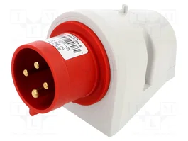 SEZ DK Conector de alimentación AC trifásica Macho 32A 400V 4 Pines