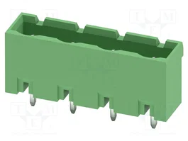 PHOENIX CONTACT GMSTBVA2.54-G-7.62 bloque de bornas desmontable de 4 pines, 1kV, verde