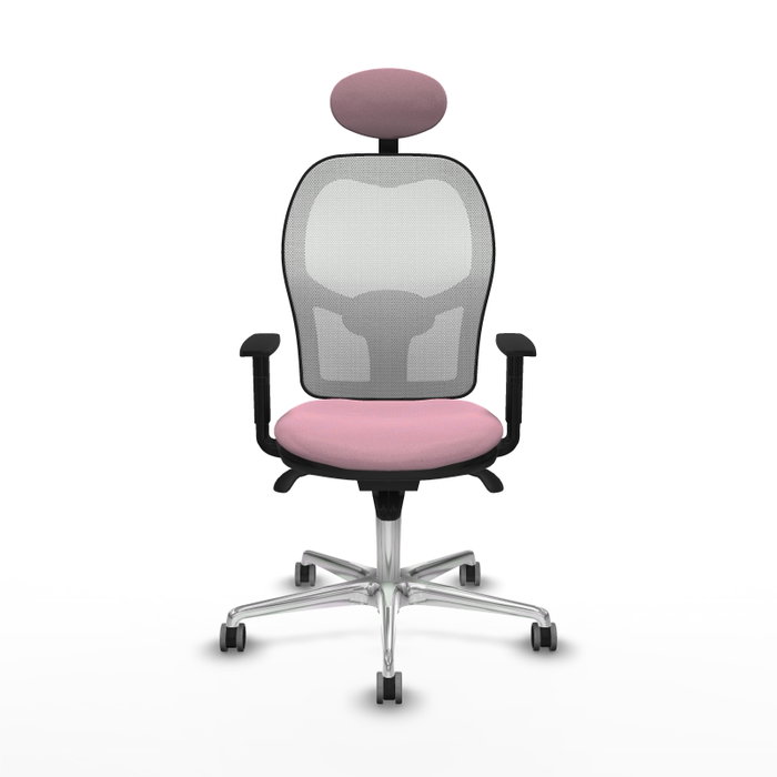 PIQUERAS Y CRESPO Silla de oficina Jorquera Rosa y Blanco PIQUERAS Y CRESPO Silla de oficina Jorquera Rosa y Blanco