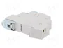 HAGER Interruptor de botón biestable 230VAC 16A gris