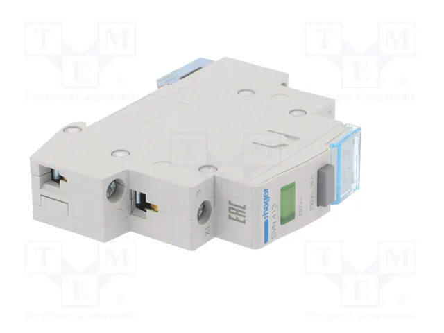 HAGER Interruptor de botón biestable 230VAC 16A gris