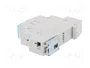 HAGER Interruptor de botón biestable 230VAC 16A gris