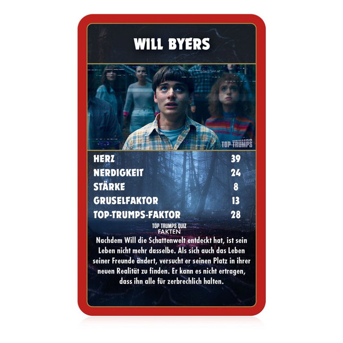Stranger Things Juego de cartas Top Trumps Collectables *Edición Alemán*