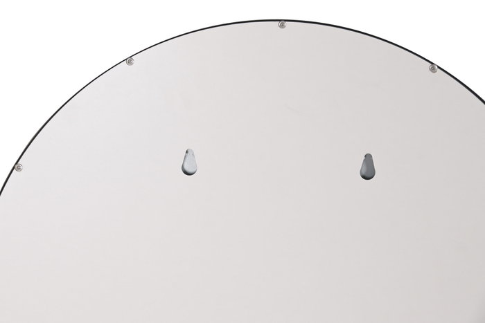 DKD Home Decor Espejo LED Metal 80x80 Táctil Negro