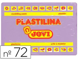 Jovi Plastilina Lila Tamaño Grande +350g Pasta Vegetal Moldeable No Mancha