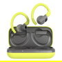 Canyon OnRun 11 Sport Auriculares Inalámbricos True Wireless Color Verde, Gris y Amarillo para Deporte y Uso Diario