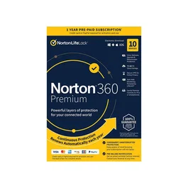Norton 360 Premium 75GB 1 usuario 10 dispositivos 12 meses caja