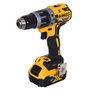 DeWalt Kit de Taladro Percutor DCD796 y Amoladora DCG405 con 2 Baterías de 5.0Ah y Maletín T STAK