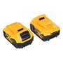 DeWalt Kit de Taladro Percutor DCD796 y Amoladora DCG405 con 2 Baterías de 5.0Ah y Maletín T STAK