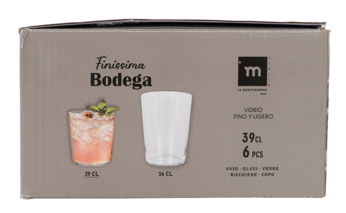 La Mediterranea Vaso Bodega Finissima Bodega 39cl