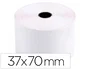 Q-connect Electra Rollo Sumadora 37 mm x 70 mm, Sin Bisfenol A, Papel para Cajas Registradoras y Calculadoras Impresoras, 60 g, Mandril 12 mm