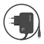 Aisens Cargador GaN 65W PD3.0 con Cable USB-C 1.8m Negro ASCH-1PD65WL033-BK